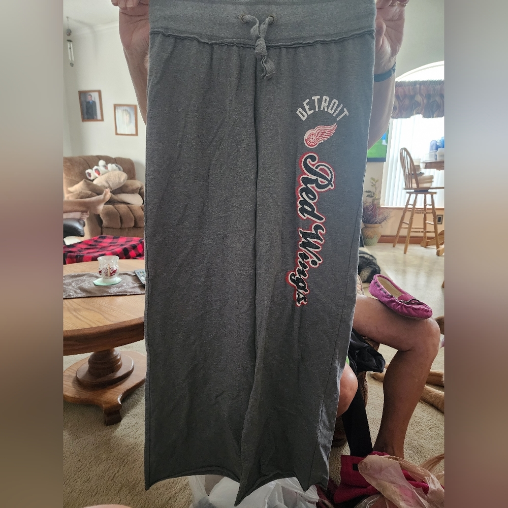 Detroit Red Wings Grey drawstring sweatpants